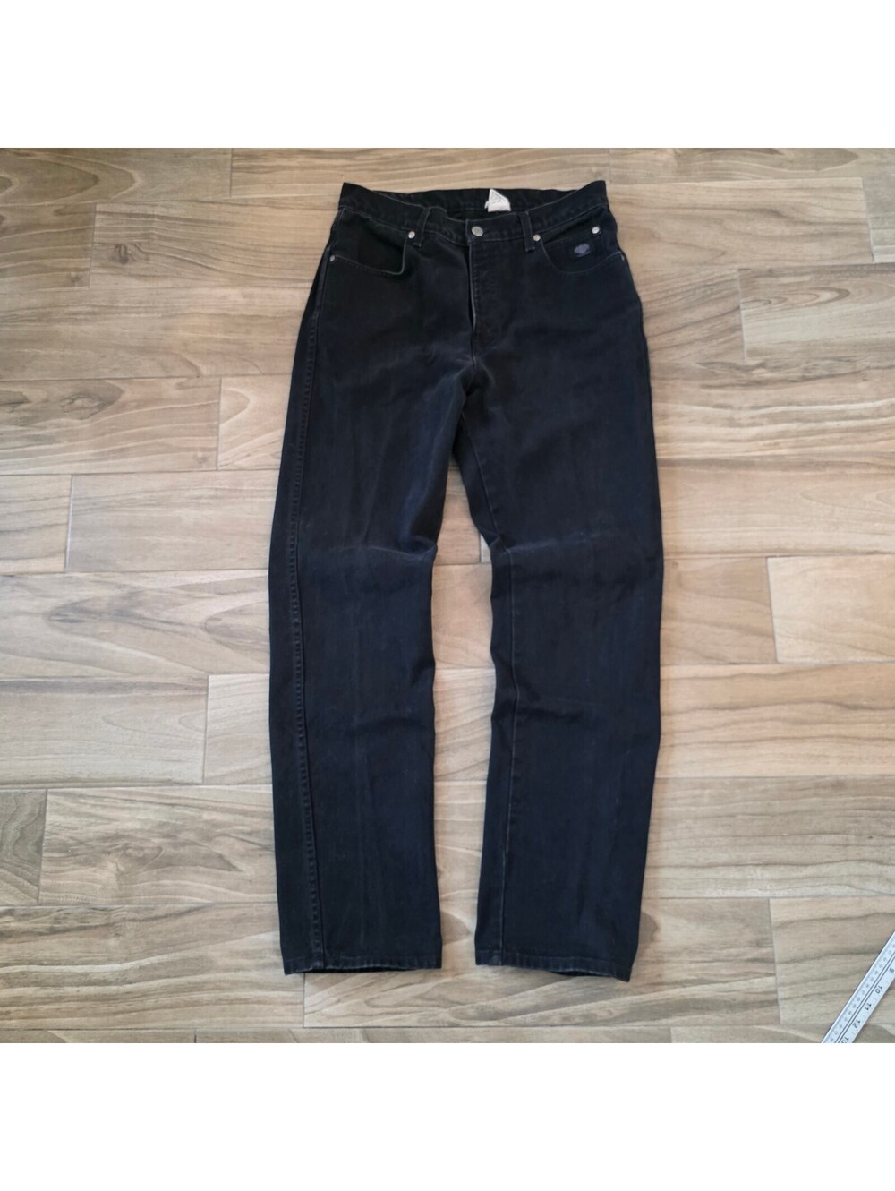 VTG 1998 Harley Davidson Jeans 32x34 Black USA Traditional Straight Leg Biker